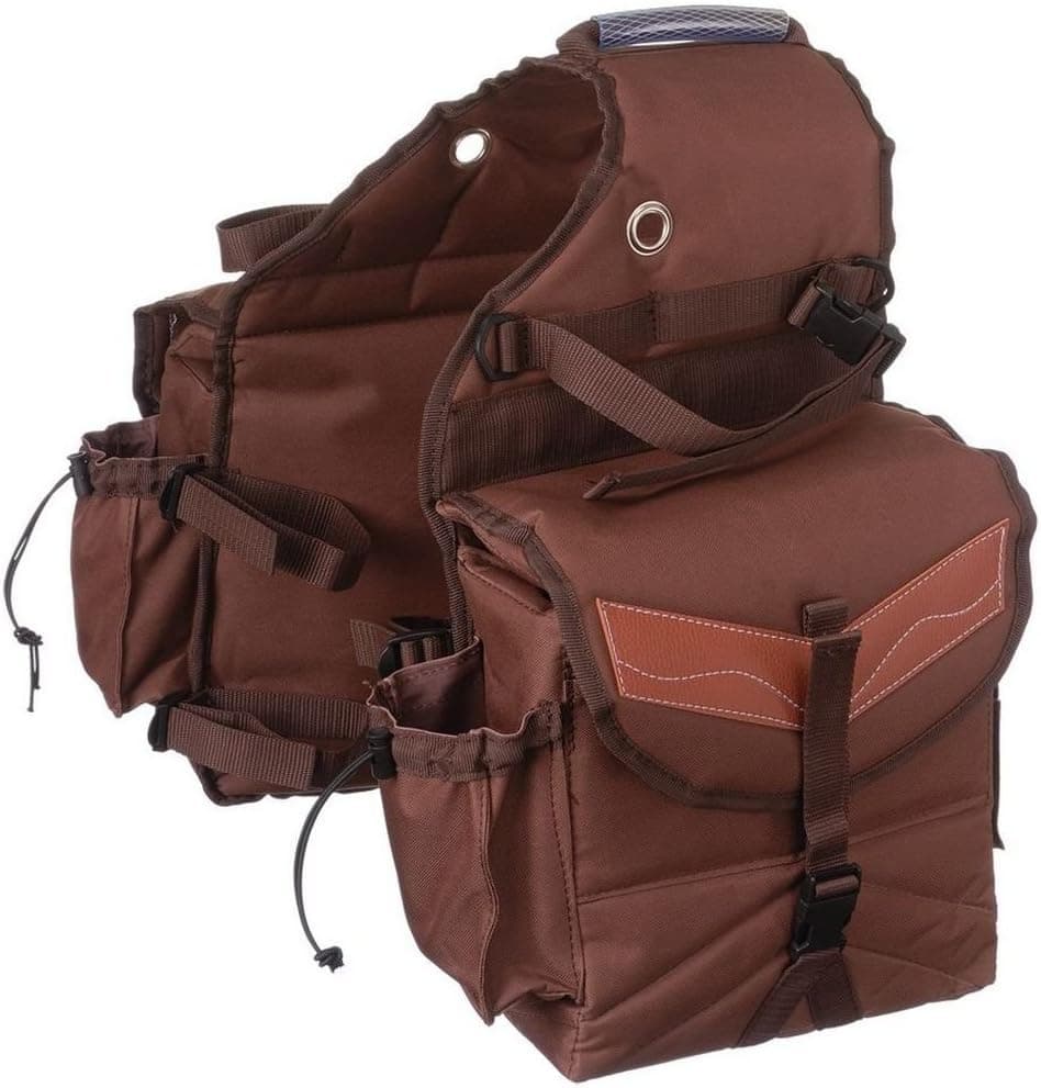 Tough1 Insulated Saddle Bag with Pockets
