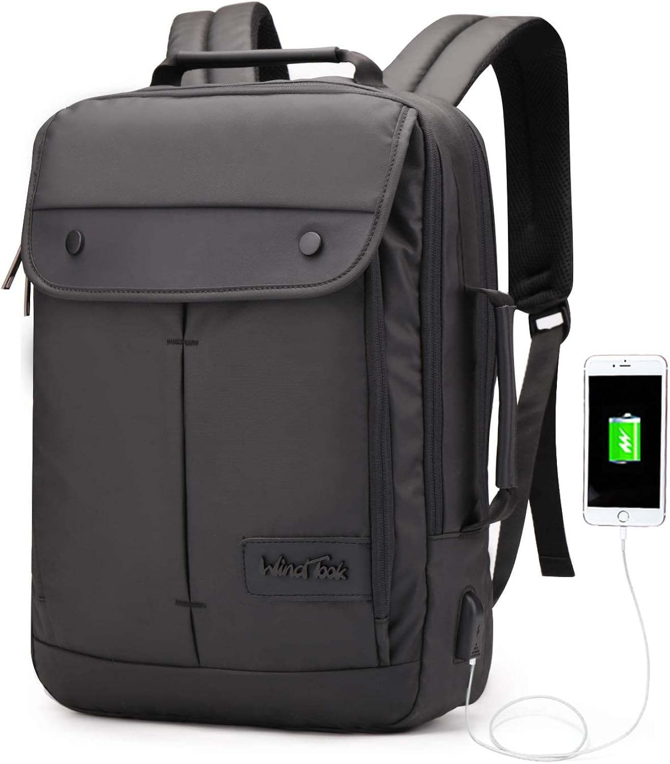 WindTook 15.6inch Laptop Backpack with USB Charging Port for Women Men School College Backpack