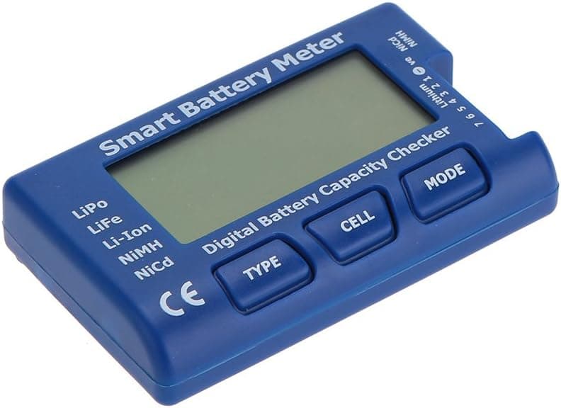 TOMTOP Smart Digital Battery Capacity Checker for LiPo LiFe Li-ion NiMH NiCd Battery