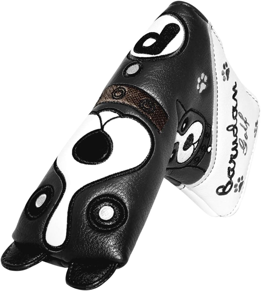 Golf Putter Cover Blade,Mallet Putter Covers Golf Club Head Covers Putter Headcover for Blade Mallet Leather Golf Putter Head Covers with Magnetic