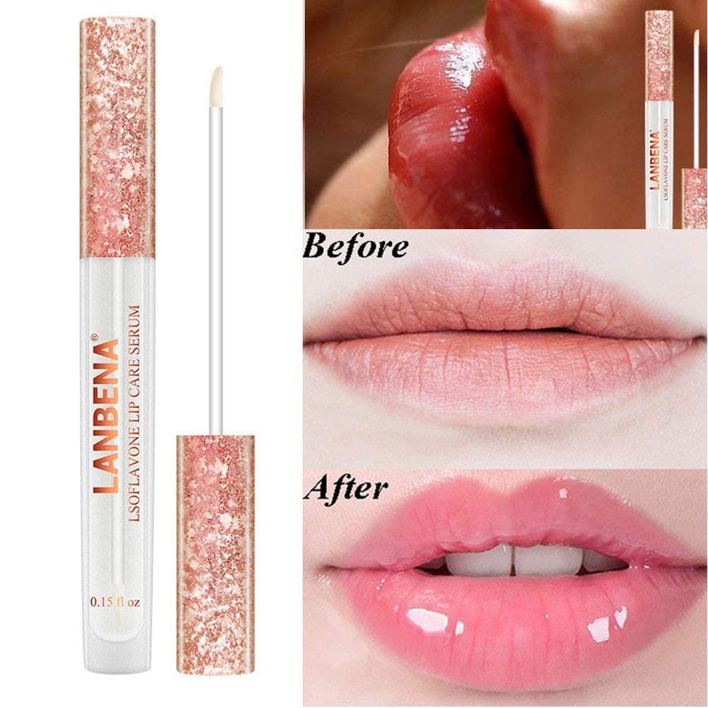 FANMIN LANBENA Lips Care Serum,Moisturizing and Plumping Lips Creating Sexy Doodle Lips, Reduce Fine Lines,Beauty Lipstick