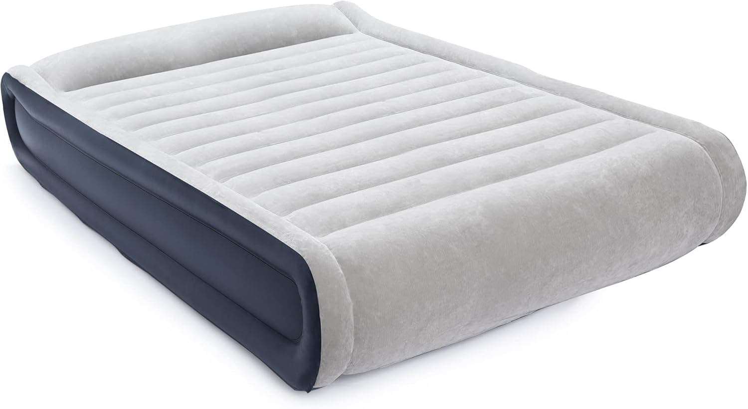 elaml Queen Air Mattress with Built in Pump Comfortable Inflatable Mattress for Camping & Home Durable High Luxury Air Bed 2021 Upgraded Suitable for Whole Family Kids, Toddler, Elderly