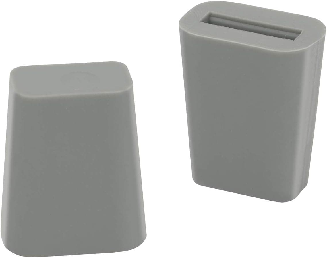Zeesink Kitchen Sink Rack Rubber Feet,2 PCS Replacement for Sink Rack Feet,Protective Rubber Feet for Kitchen Sink Grid,Gray Color