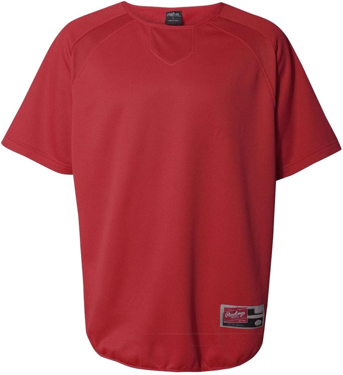Rawlings 0705 - Short Sleeve Flatback Mesh Fleece Pullover