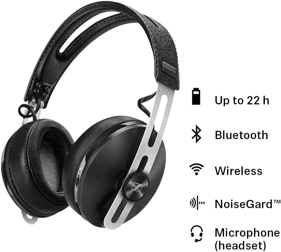 Sennheiser HD1 Wireless Headphones with Active Noise Cancellation – Ivory (Discontinued by Manufacturer)