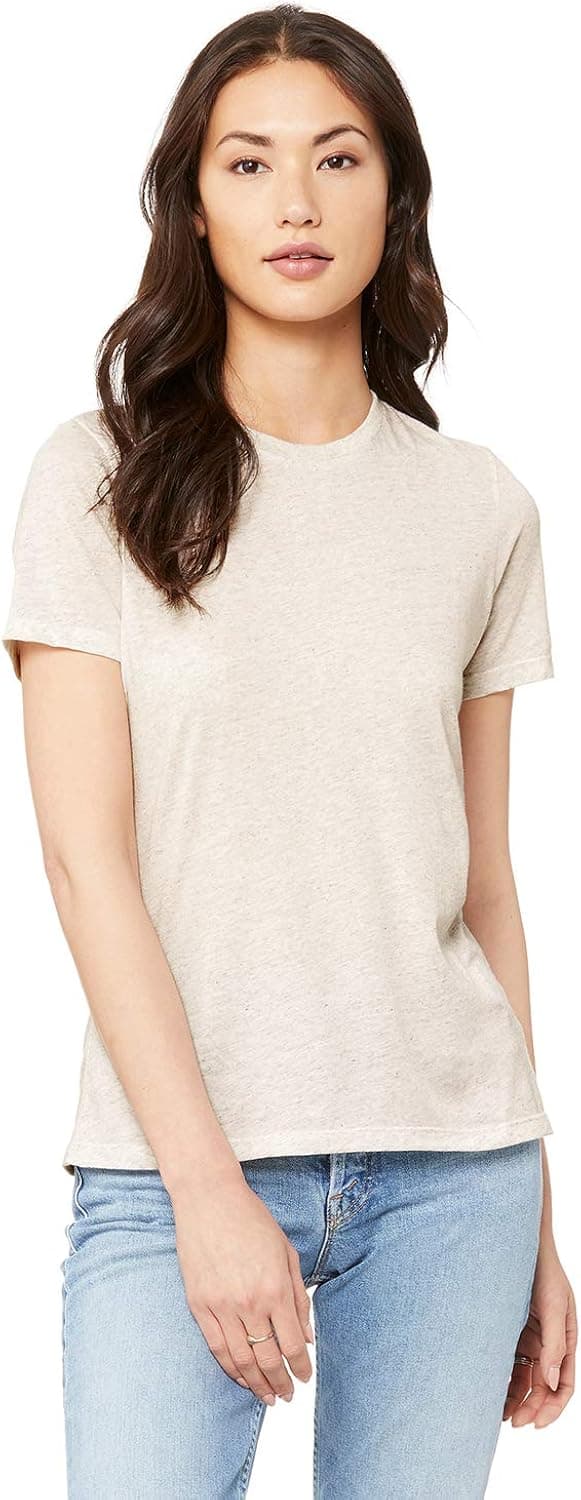 Bella+Canvas Womens Ring-Spun Crewneck Combed T-Shirt