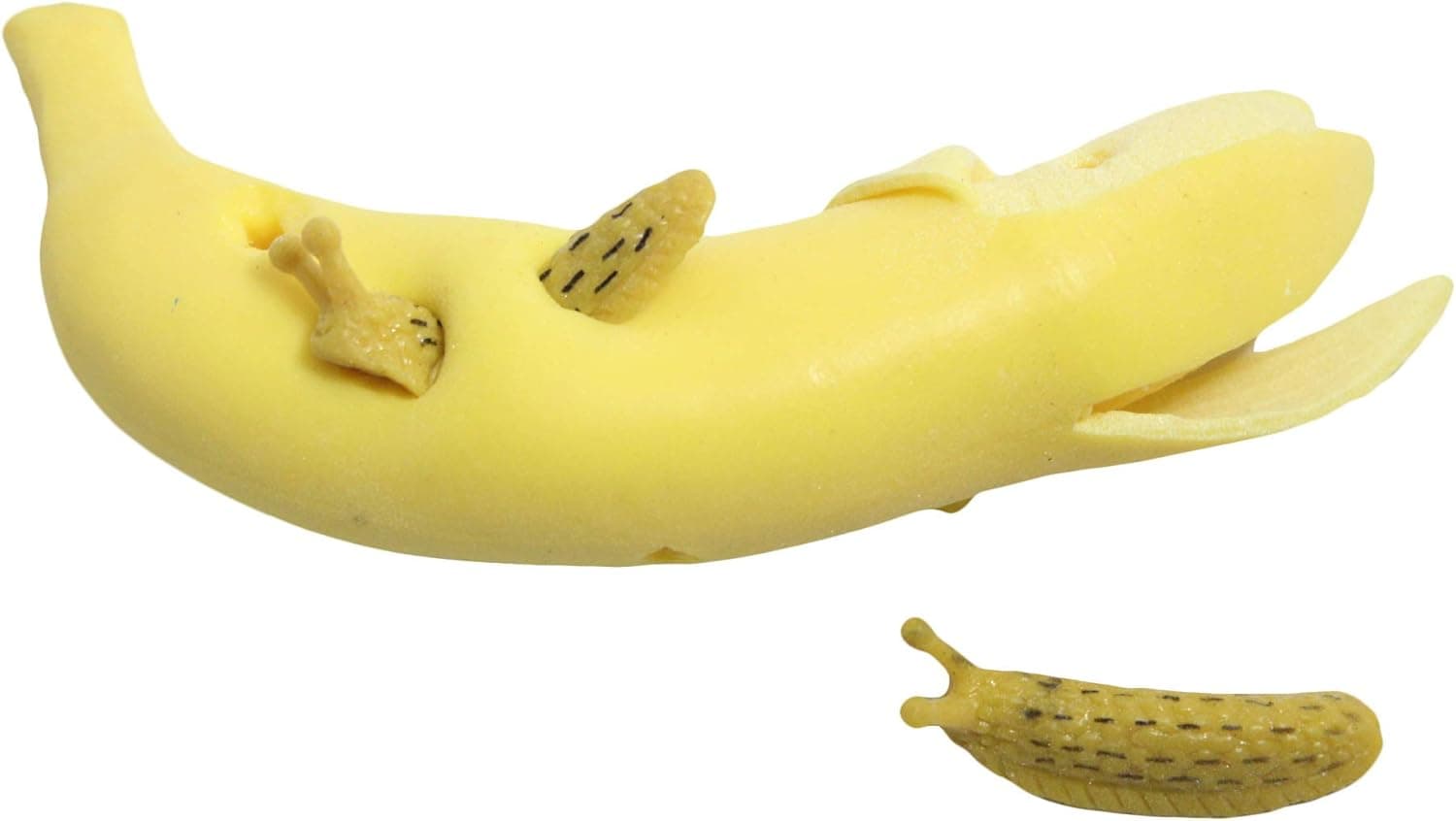 Curious Minds Busy Bags Banana and Slugs - Peek a Boo Stretchy Fidget Toy - Soothing Calm Anxiety Focus ADD ADHD