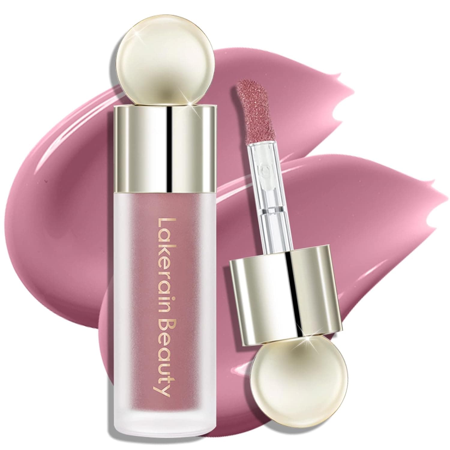 BEFIVECOK Liquid Blush, Natural Matte Velvet Finish, Soft Cream Liquid Face Blush For Cheeks, Skin Tint Blush Makeup, Long Lasting Lightweight Blendable Blush (#03 Rosy Mauve)