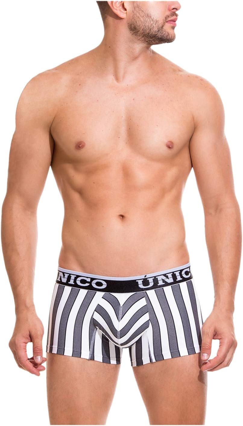 Mundo Unico Underwear Microfiber Short Boxers Briefs Jaquard Calzoncillos Hombre