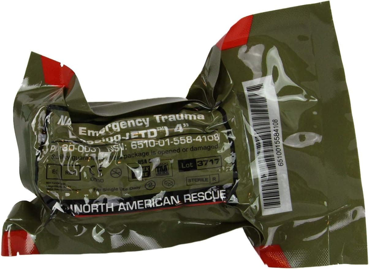 NAR FLAT EMERGENCY TRAUMA DRESSING - 4"