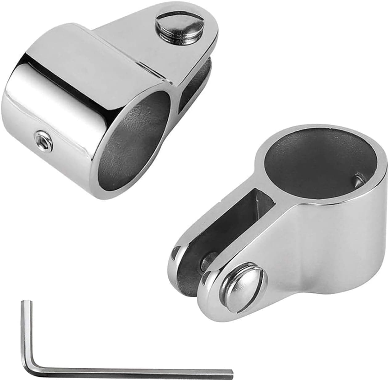SHENGHUISS Bimini Top Jaw Slide Stainless Steel 316 Marine Hardware Fitting with Boat Pin or L Shape Hex Key
