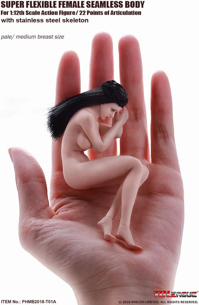 OBEST TBLeague 1/12 Scale Figure Body Seamless Body gravure Model Body Set White Skin PHMB2018-T01A (PHMB2018-T01A)