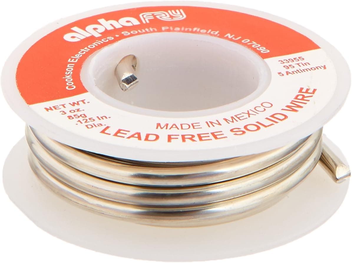 Alpha Fry AM33955 Cookson Elect 95/5 Lead-Free Solid Wire Solder