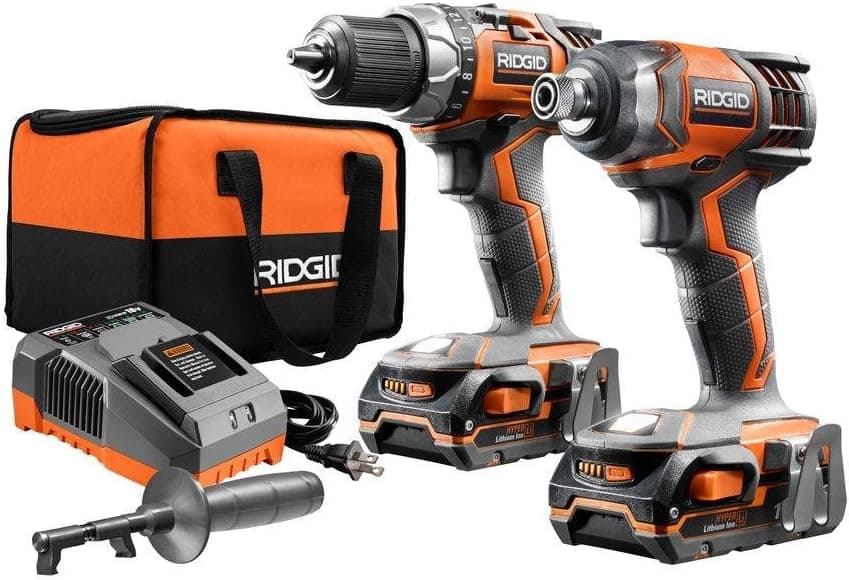 RIDGID X4 18-Volt Lithium-Ion Cordless Drill and Impact Driver Combo Kit (2-Tool)