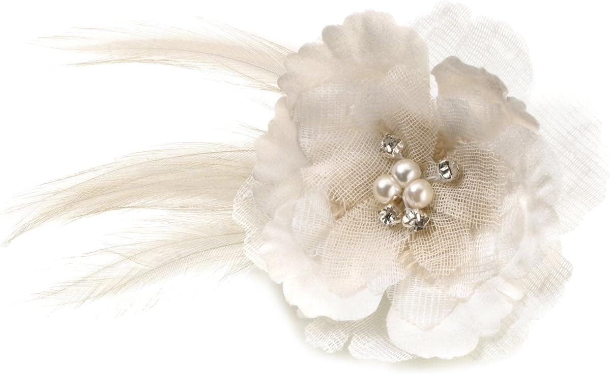 Lillian Rose Rustic Flower Wedding Hair Clip Accessories