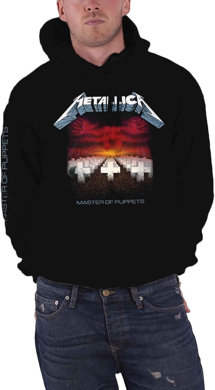 Metallica 'Master Of Puppets Tracks' Pull Over Hoodie (extra large)