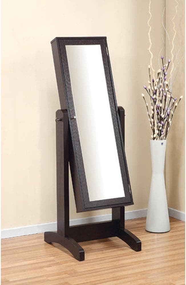 Gracie Cheval Jewelry Armoire with Mirror