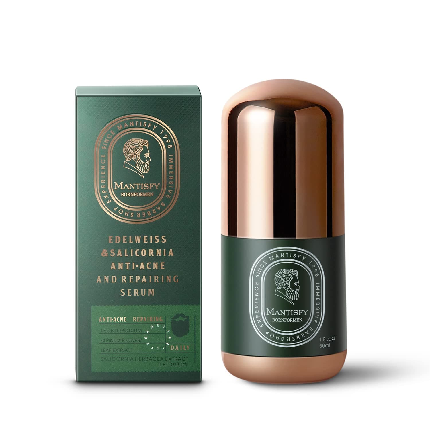 Mantisfy P01S, Anti-Acne and Repairing Serum | Acne Treatment | Repairs Skin Barrier | 1 Fl.Oz