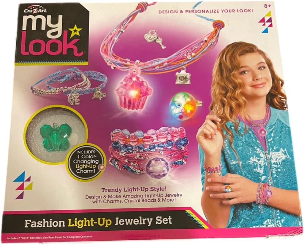 Cra-Z-Art Sparkle Bright Lite Up Jewelry
