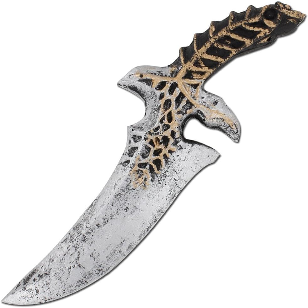 Guardian of The Waters of Avalon Silver Foam Dagger