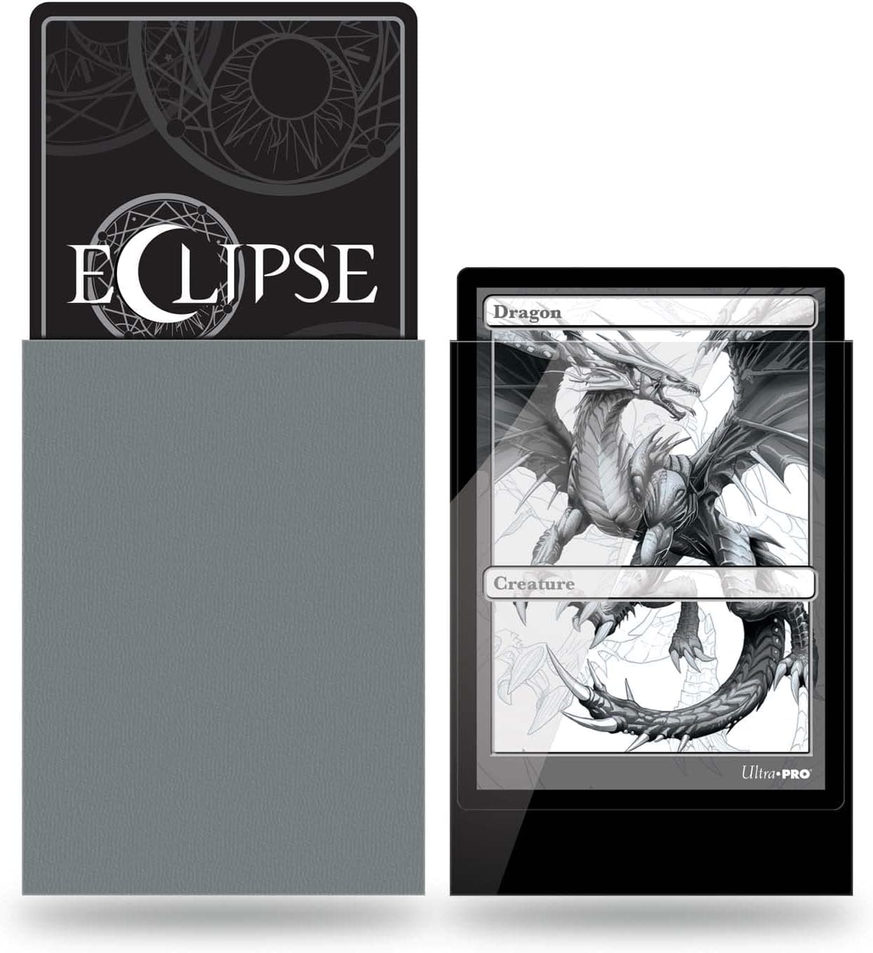 Ultra Pro E-15611 Eclipse Gloss Standard Sleeves (100 Pack) -Smoke Grey