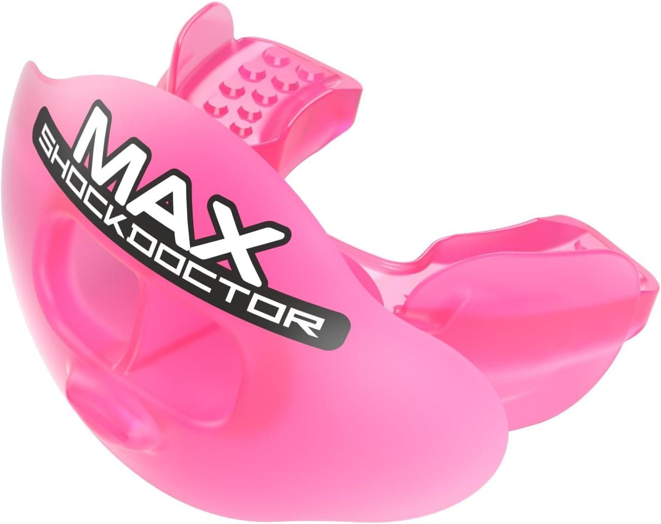 Shock Doctor Max Airflow Lip Guard / Mouth Guard. Football Mouthguard 3300. For Kids / Youth and Adults. Breathable Wide Opening Mouthpiece. Helmet Strap Included