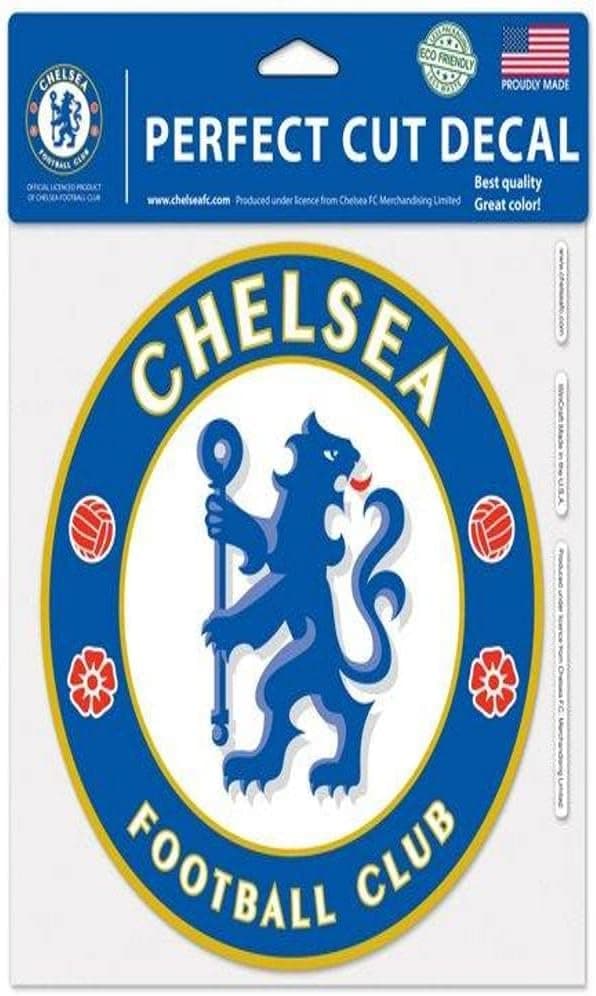 WinCraft Soccer Chelsea FC 25923014 Perfect Cut Color Decal, 8" x 8", Black