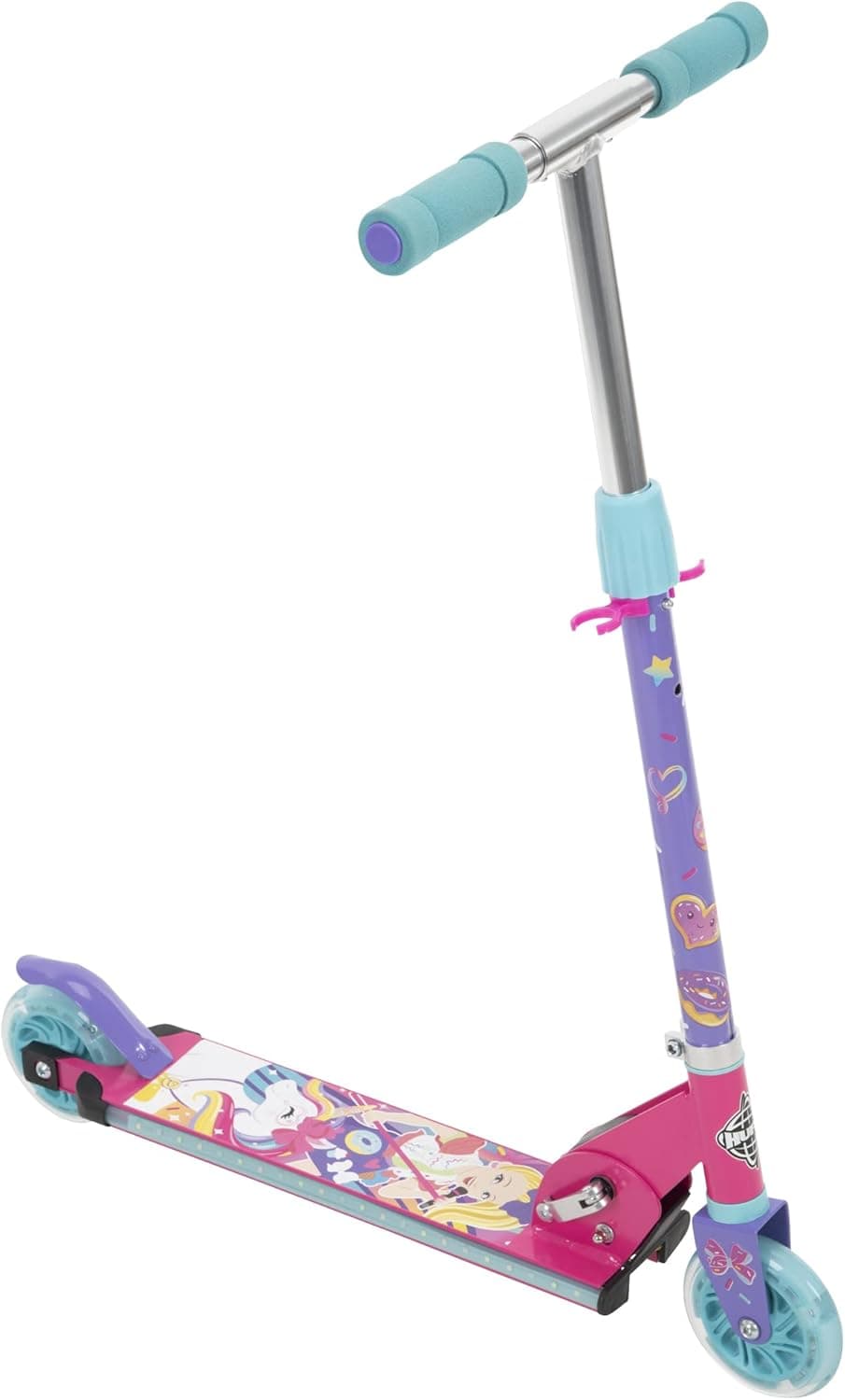 Huffy JoJo Siwa Electro-Light Inline Scooter for Kids
