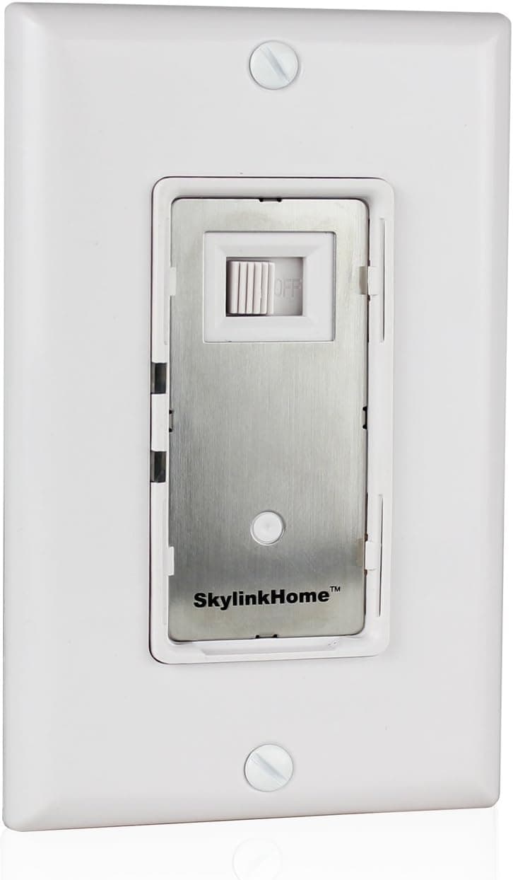SkylinkHome WR-001 Dimmable Wall Switch Lighting Control In-Wall Remote Controllable Home Automation Smart Light Receiver, SkylinkNet Compatible Easy DIY Installation without neutral wire (300 Watts)