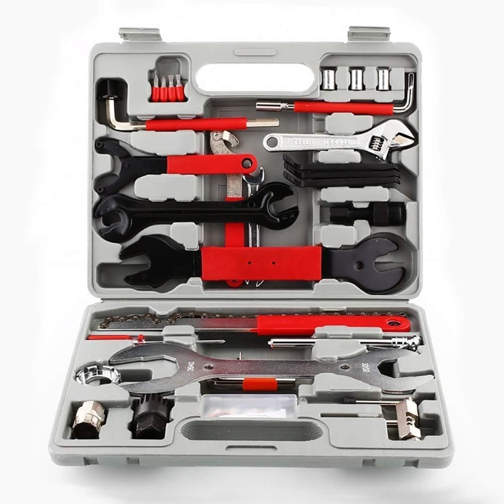 Bike Tool Kit 44 Pcs, Bicycle Maintenance Tool Set Universal Bicycle Repair Set for Mountain Bike Road Bike Maintenance
