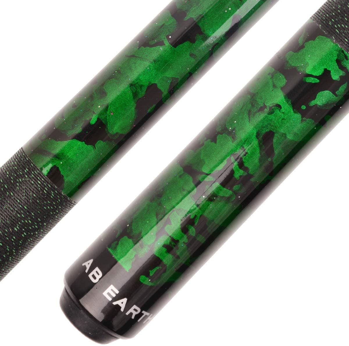 AB Earth 58 inch Hand-Painted Series 2-Piece Billiard Pool Cue Stick with Irish Linen Wrap