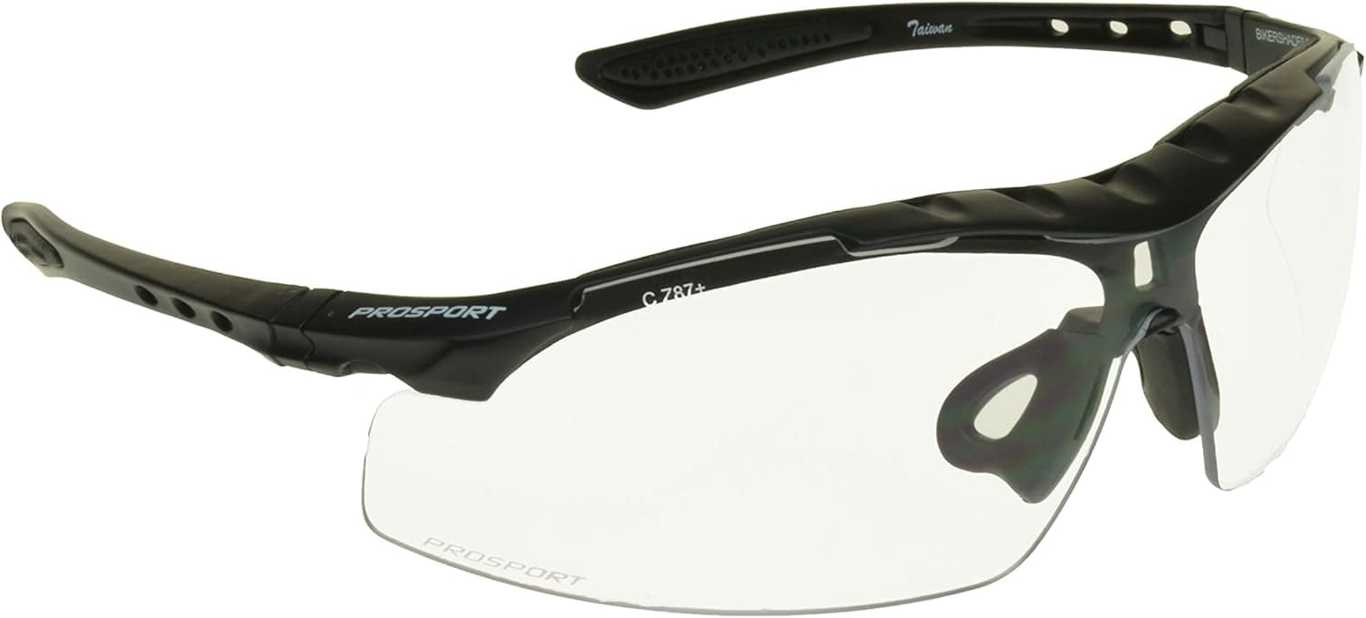 proSPORT Safety Glasses Z87 Protective Clear Lens UV Protection Night Driving Riding Working Eye Protection Men Women