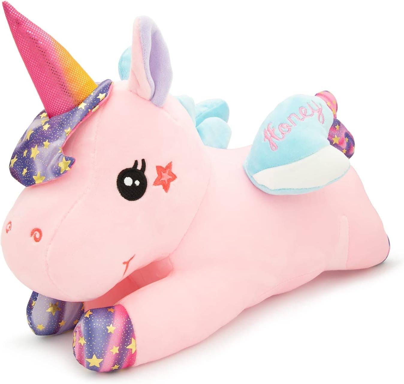 Starnova Unicorn Stuffed Animal - Unicorn Plush with Rainbow Horn - Kawaii Wings - Unicorn Gift for Girls - Pegasus Toys - Kids Plushie - Birthday Gifts - Age 3-4 - 5-6 - 7-8 - 9 Yrs