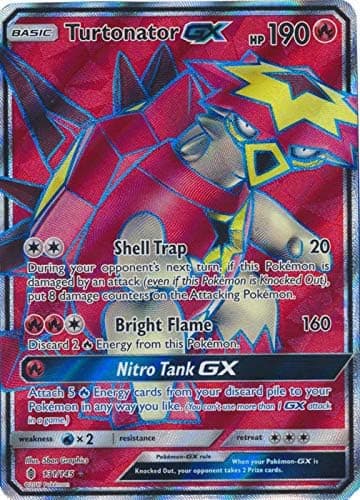 Pokemon - Turtonator-GX - 131/145 - Full Art Ultra Rare - Sun & Moon: Guardians Rising