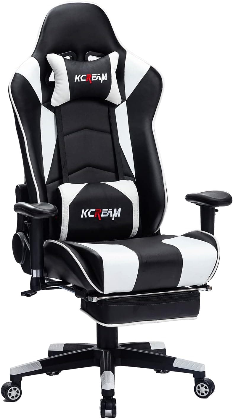 KCREAM Gaming Chair 8396-Old (White)