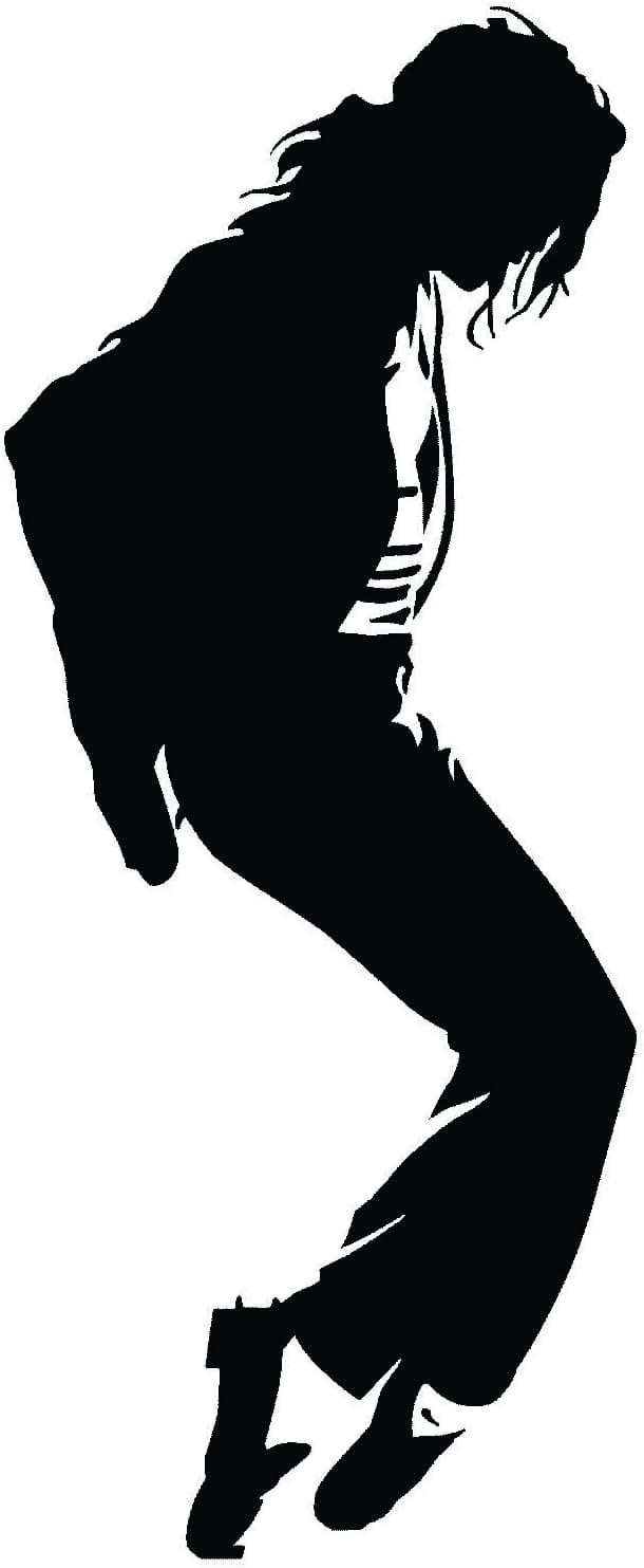 Michael Jackson Dancing Life vinyl Art Wall Sticker Home Decor Decal Mural King (23" inch)
