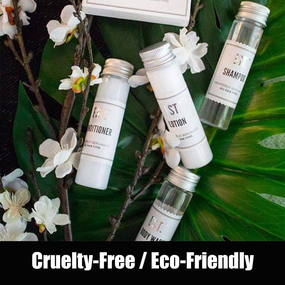 World Amenities EST. Shampoo with Grapefruit-Bergamot fragrance, Biodegradable/Recyclable Bottle with Screw Top, 1.41oz / 40ml , Pack of 48