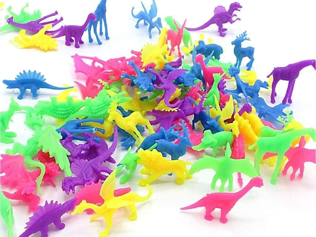 Dazzling Toys Plastic Mini Toy Animals - 72 Assorted Animals Per Package