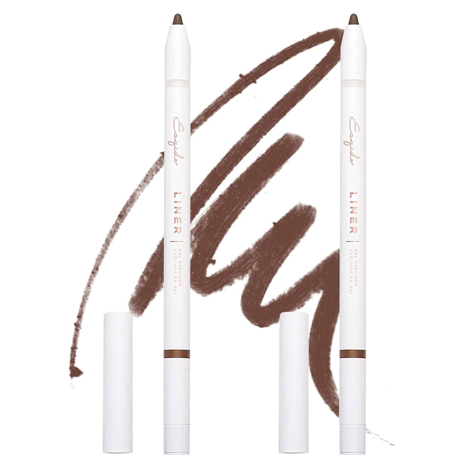 Esqido: Gel Pencil Eyeliner - Water Resistant (Brown/Brown)