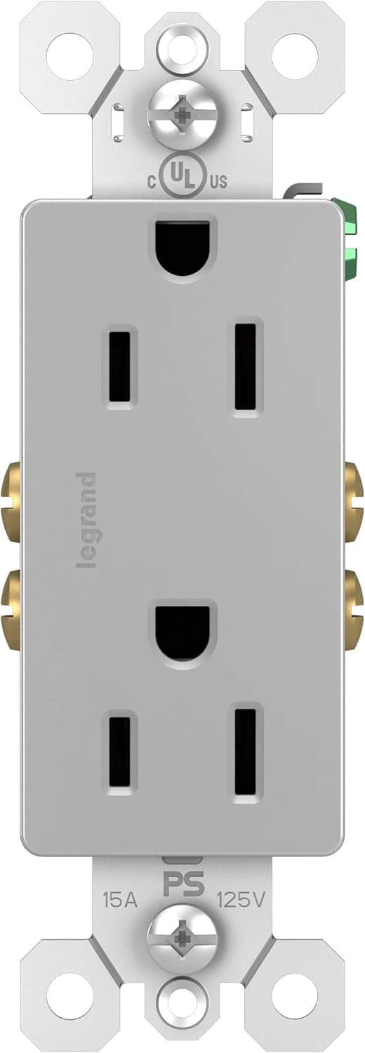 Legrand-Pass & Seymour 885GRYCC12 TRADEMASTER DECOR DUP 15A 125V TRADEMASTER DECOR DUP 15A 125V