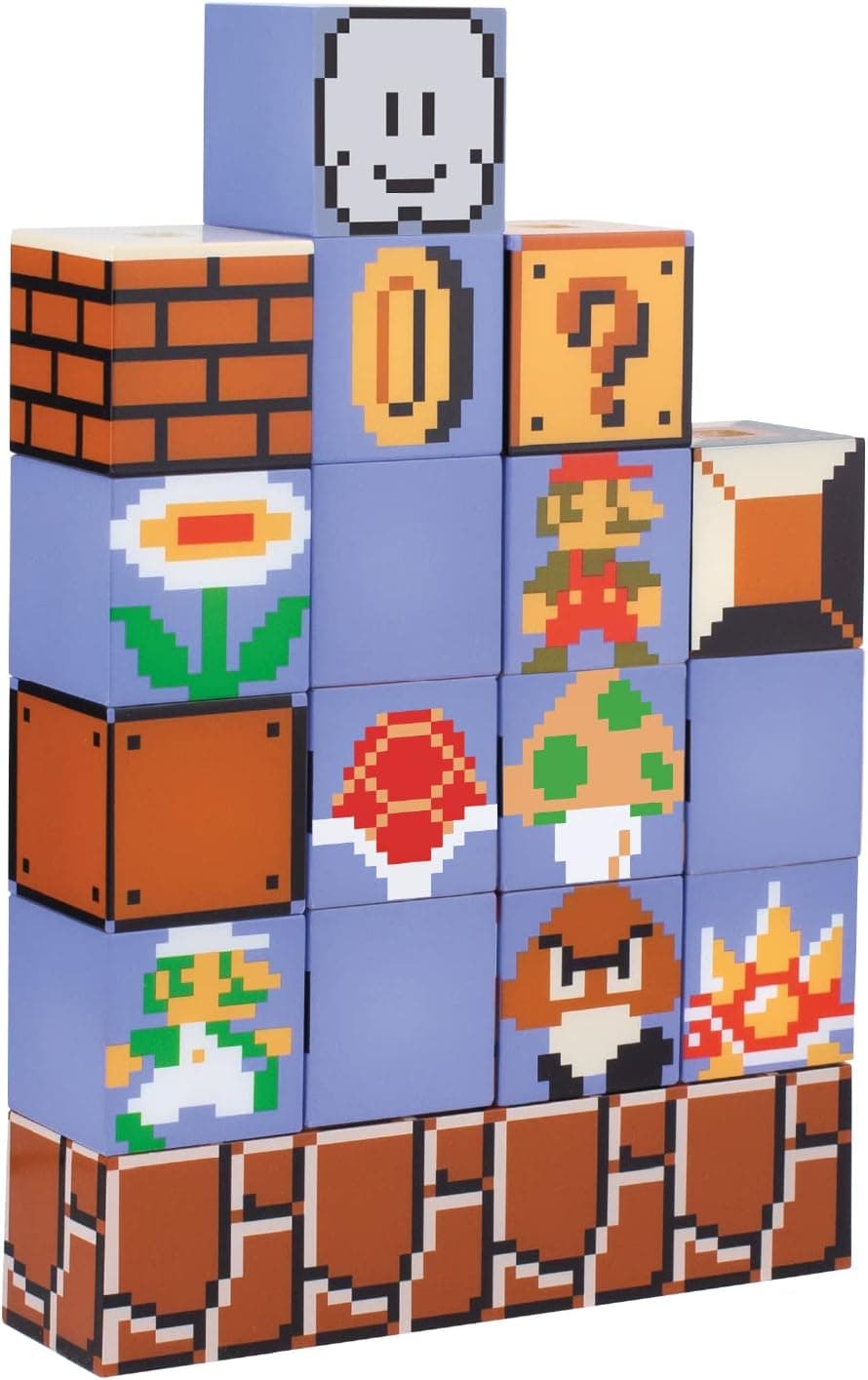 Paladone Super Mario Bros Build a Level Light - Officially Licensed Nintendo Merchandise