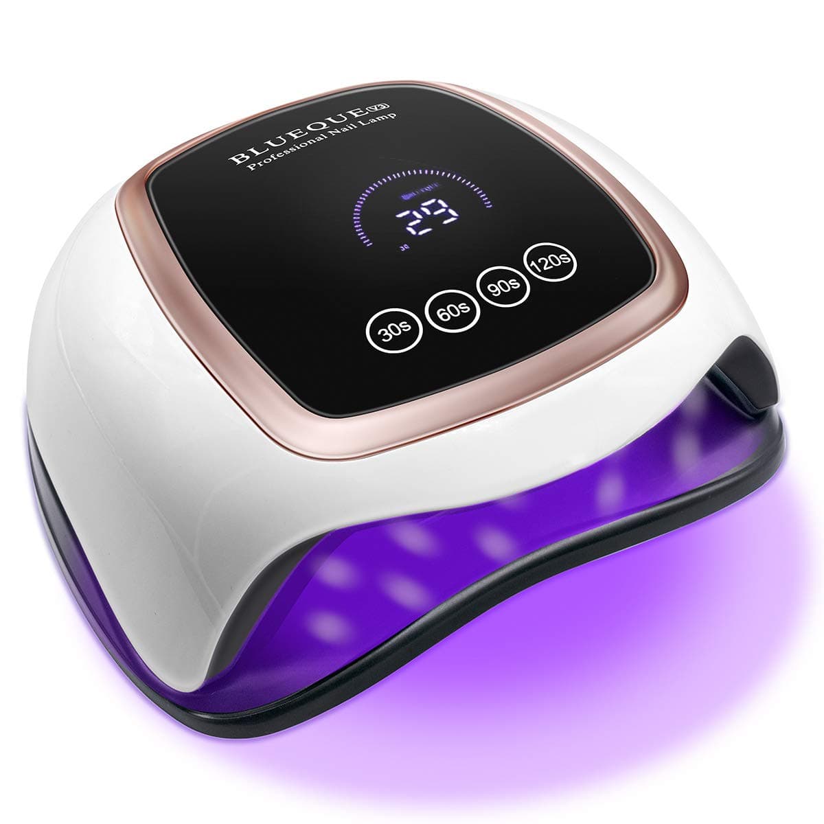 Wekin 168W UV LED Nail Lamp, Nail Dryer 4 Timers Professional UV Gel Nail Lamp with Sensor,Nail Light for Gel Nails,Maximum Power Machine for Gel Curing,Gel Polish Salon Resin DIY(2020 Max)