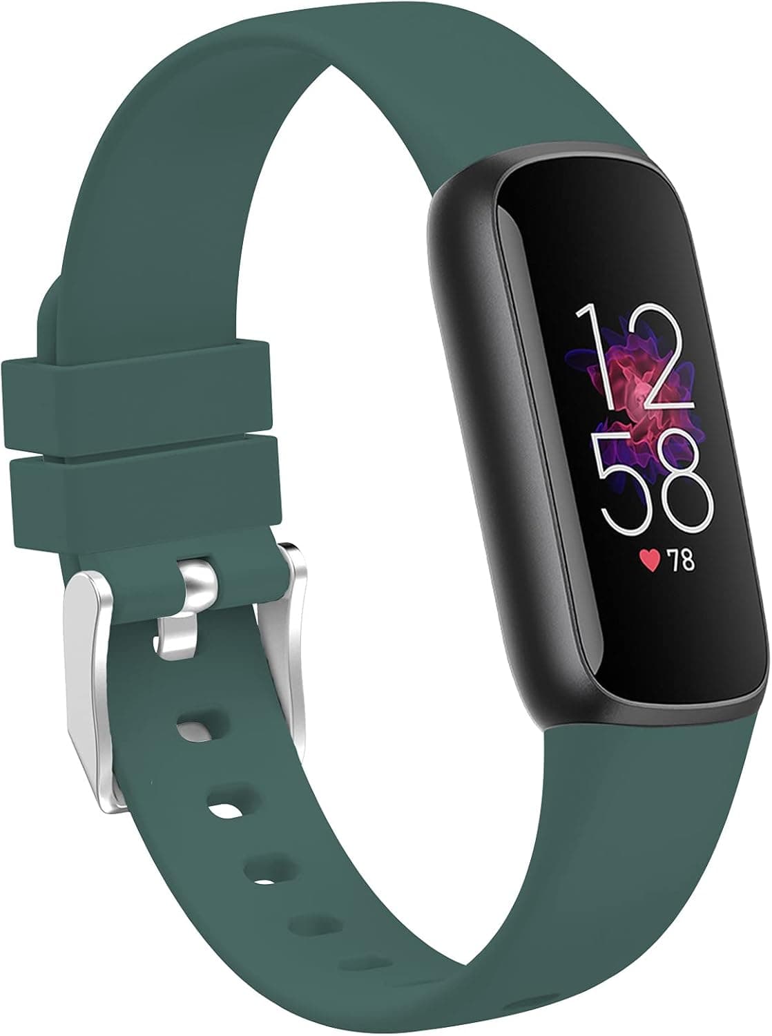 TopPerfekt Bands Fit for Fitbit Luxe, Adjustable Soft Silicone Replacement Watch Band Straps Wristbands Bracelet Fit for Fitbit Luxe Fitness and Wellness Tracker for Women Men