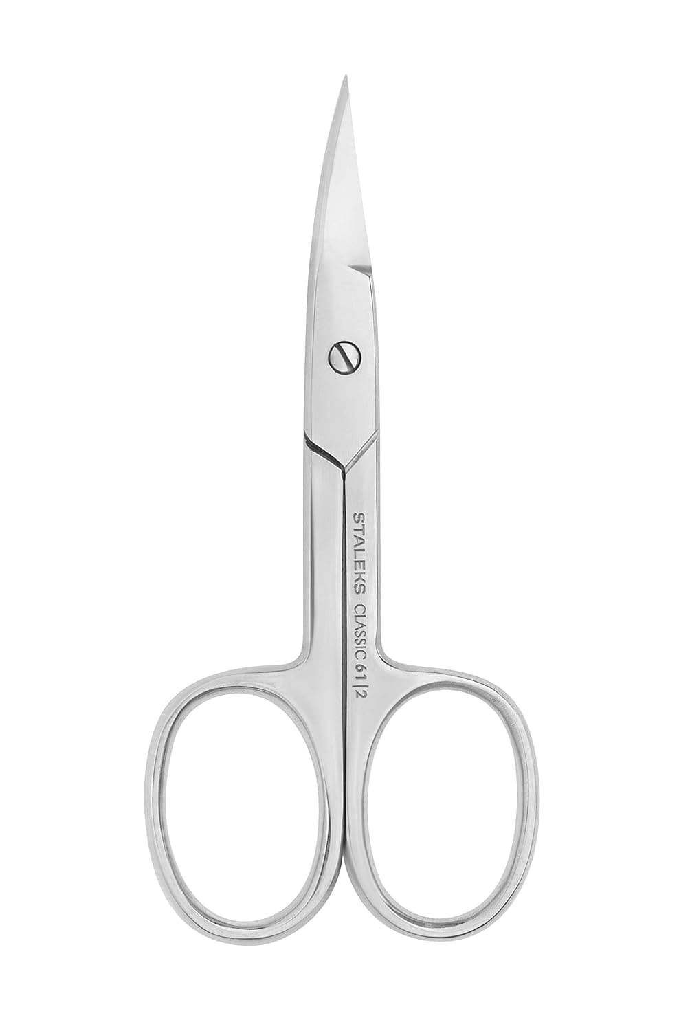STALEKS CLASSIC 61/2 Nail Scissors (CURVED) 3.62 in (BLADE WIDTH 24 MM) SC 61-2 Cuticle Scissors Trimmer Salon Professional Use