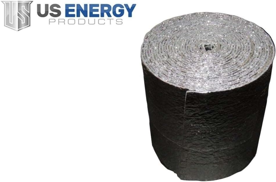 Reflective Foam Core Sill Seal Insulated Aluminum Foil Spiral Duct Pipe Wrap Roll 6" x 25' R7