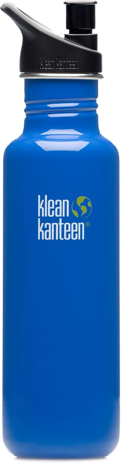 Classic Stainless Steel Water Bottle Sport Cap 2.0 (27-Ounce, Ocean Blue)