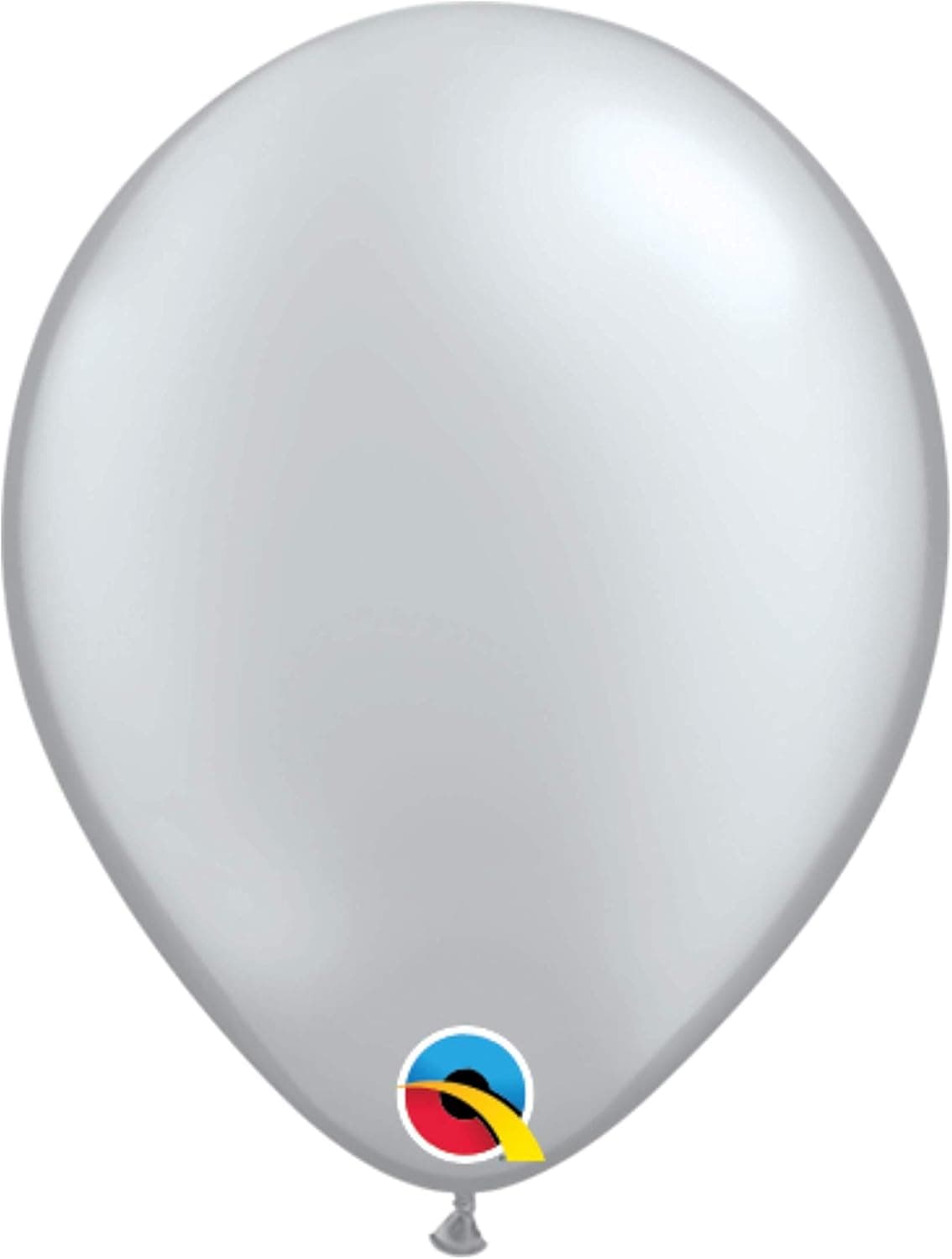 Qualatex 5" Silver Metallic Latex Balloons 100Bag #43603-5