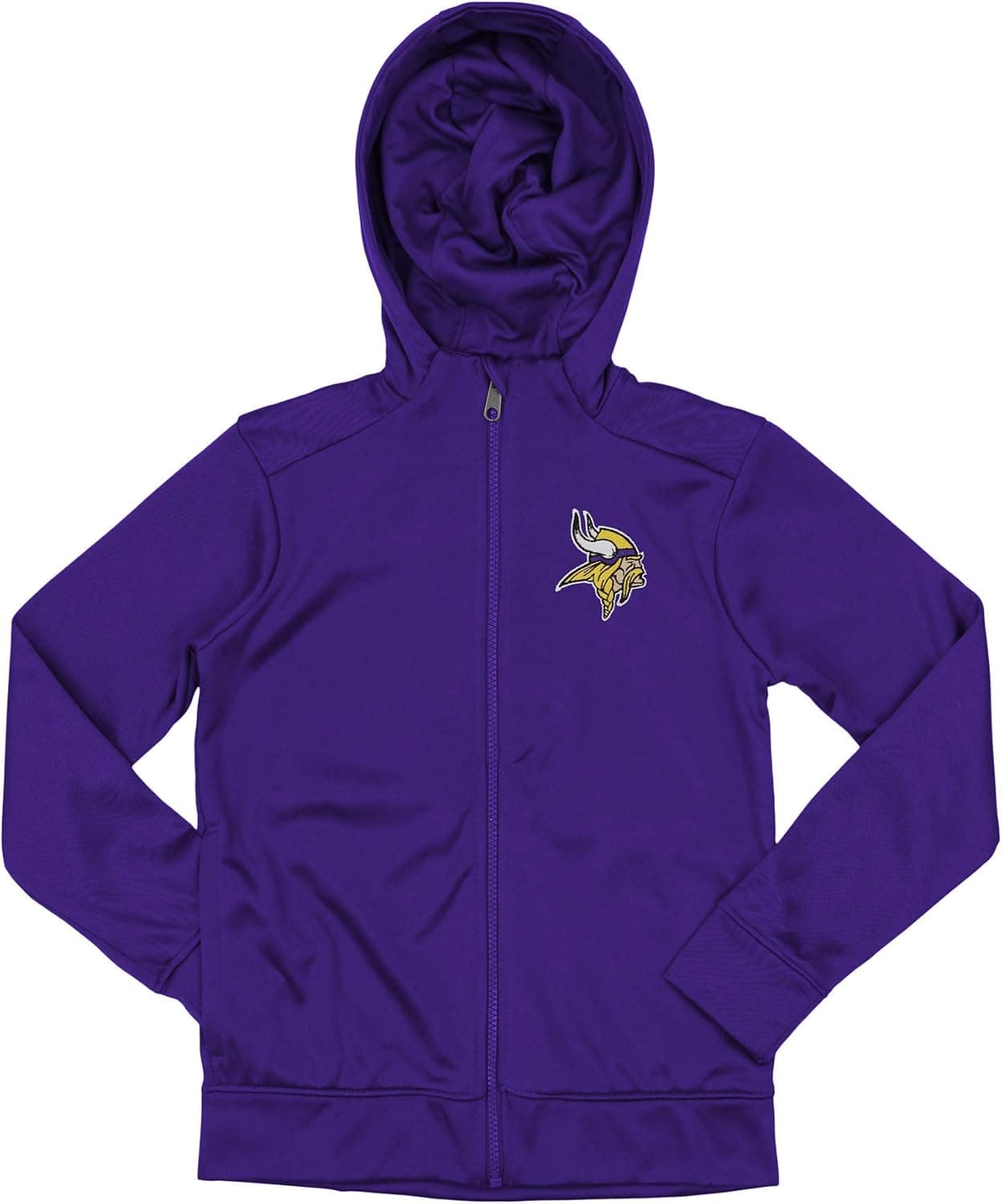 NFL Little Boys Kids (4-7) / Big Boys Youth (8-20) Performance Full Zip Hoodie - Team Options