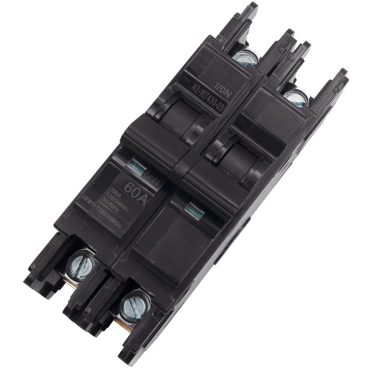 Supplying Demand 42-107430-03 UEBI-70602BBDx Circuit Breaker Replacement 2 Pole 60A 230VAC Model Specific Not Universal