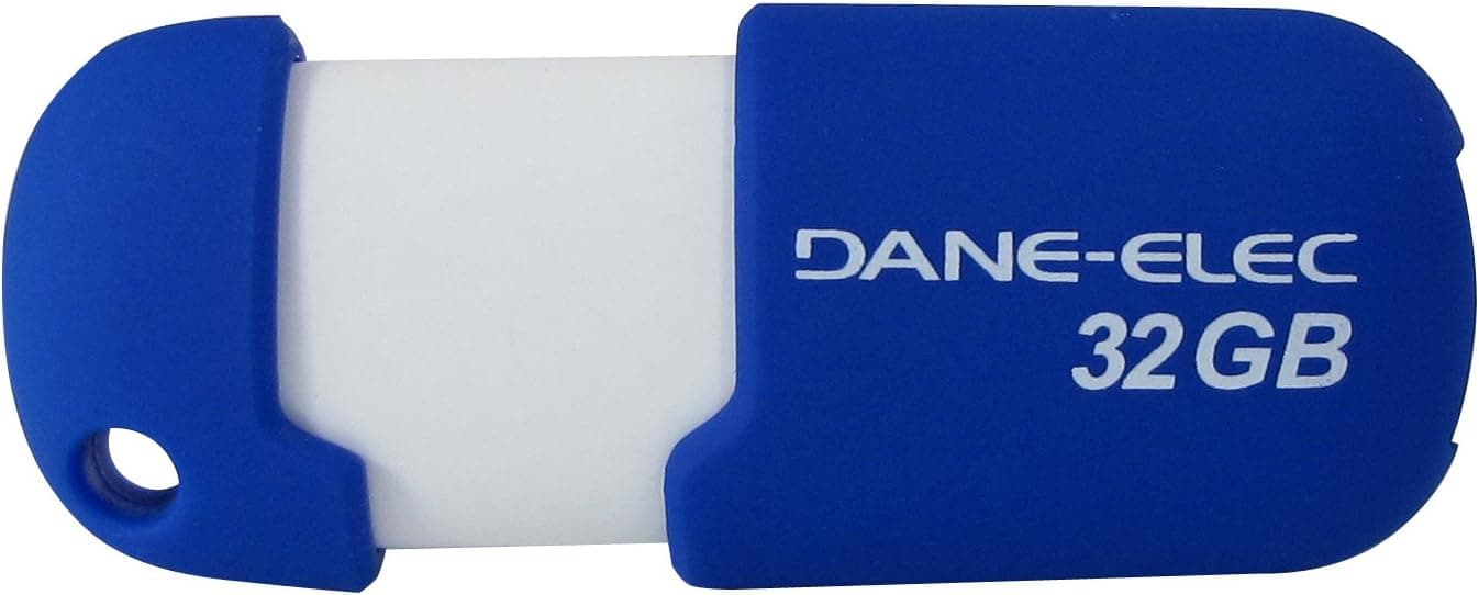 Dane-Elec 2.0 USB 32 GB Pen Drive Aqua Capless DA-ZMP-32G-CA-A1-R